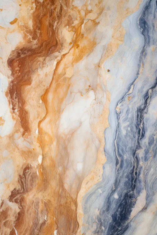 Honey and Blue Onyx Marble