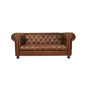 Chesterfield Straight Arm Sofa- JV21